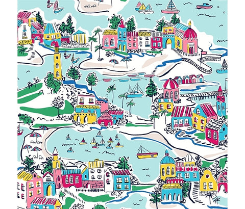 Liberty Fabric - Adventure Coast From the Riveria Collection