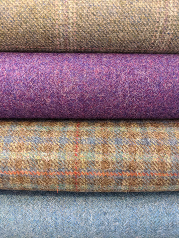 Tweed - 100% Wool Yorkshire Tweed Fabric &amp; Wool Mix Fabric
