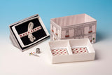 3D Cross Stitch Victorian Mansion Sewing Box and Accessories Kits by Meg Evershed