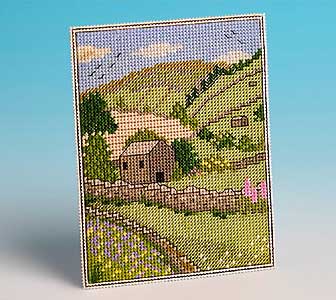 Postcards from Yorkshire in Cross Stitch by Meg Evershed of the Nutmeg Company