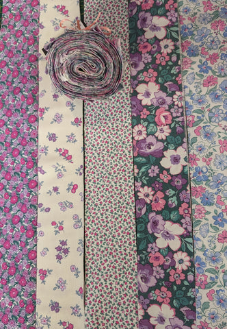 Pretty Floral Liberty Fabric Jelly Roll from the Heirloom Collection