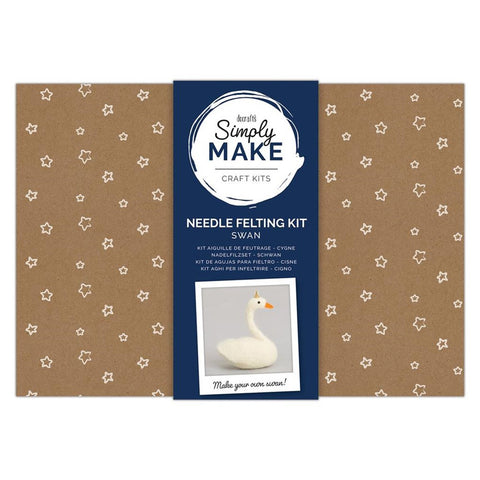 Swan Needle Felting Kit by Docraft