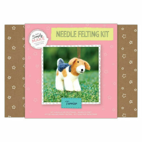 Terrier Dog Needle Felting Kit by Docraft