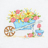 Mini Cross Stitch Kit including Dinosaur, Birds, flowers, Tiger, Hearts, etc.