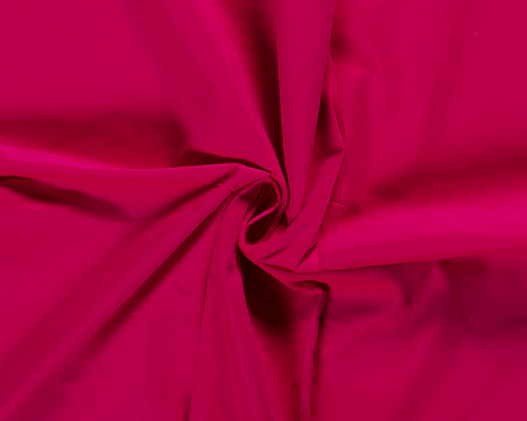 Needlecord Fabric, Rich in Colour, Beautifully soft to touch, BrightCerise Shade