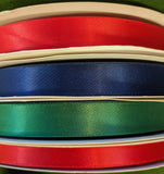 Plain Satin Ribbon for Christmas Gift Wrapping, Wreaths, Tree Bows, etc.