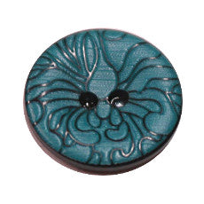 Buttons - Engraved 18mm Teal