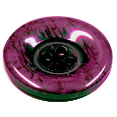Buttons - Marbled 4 hole 23mm Purple/Black