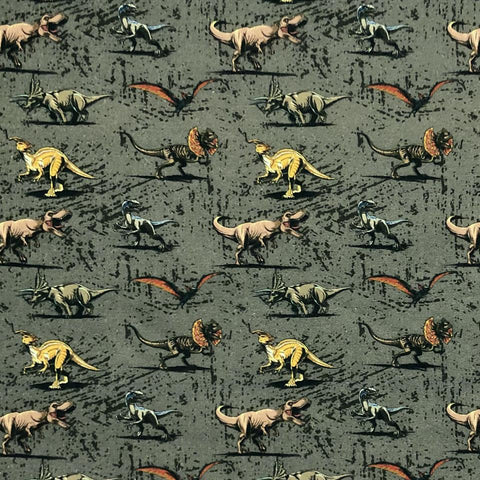 Jurassic World Dinosaur 100% Cotton Fabric