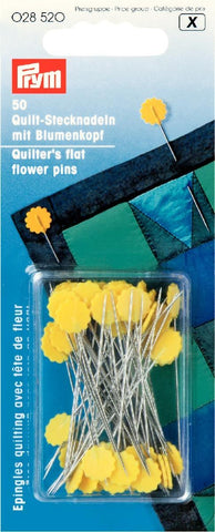 Notions & Haberdashery - Prym Quilters Flat Flower Pins