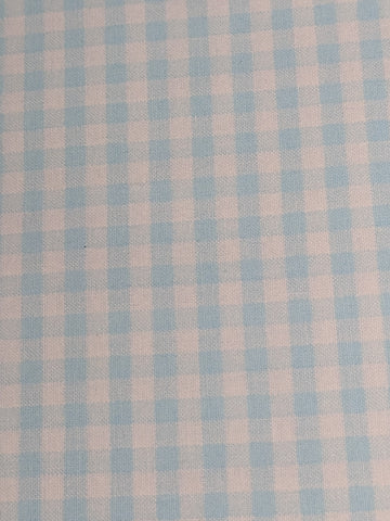 Country Style Pastel Shade Gingham Check Cotton Fabric