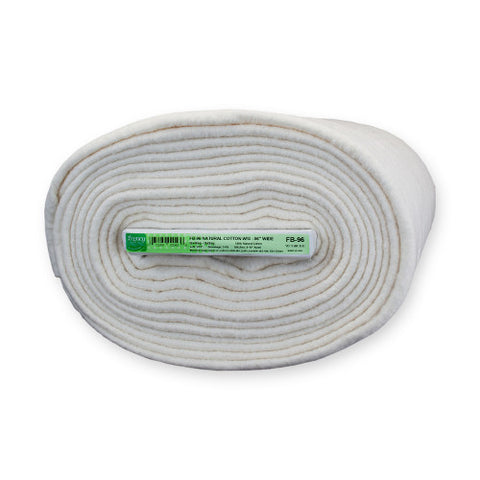 Wadding/Batting - 100% Natural Cotton With Scrim Quilt Wadding/Batting 243cm (96") wide