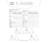 Patterns - Liberty Dressmaking Pattern Camargue Cowboy Unisex, Multi Size Shirt Pattern