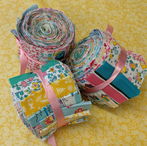 Liberty Fabric - Riveria Collection Jelly Roll 2.5" (5cm) full width strips