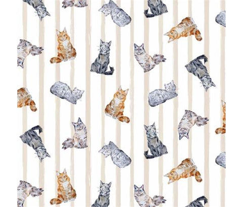 Michael Miller Fabric - Crafty Cats
