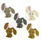 Buttons - Novelty Rabbits and Mice