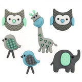 Buttons - Novelty Wild and Farm Animals