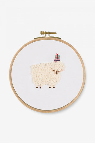 Embroidery Kit  by DMC Featuring a Sheep - Intermediate Level