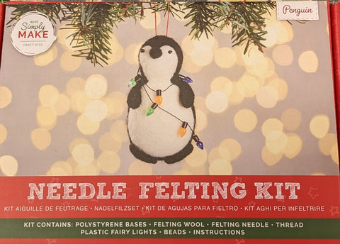 Penguin Needle Felting Kit by Docraft