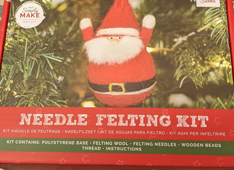 Santa Clause Needle Felting Kit by Docraft