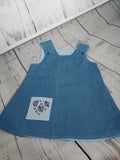 Reversible Pinafore Dress With Patch Pocket by Milly and Harry