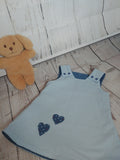 Reversible Pinafore Dress With Applique Design by Milly and Harry