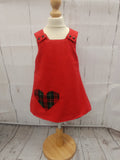 Reversible Pinafore Dress With Shaped Pocket by Milly and Harry
