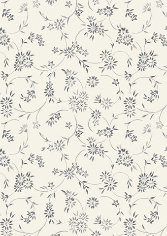 Liberty Fabric - Winterbourne Collection - Lois Daisy Grey