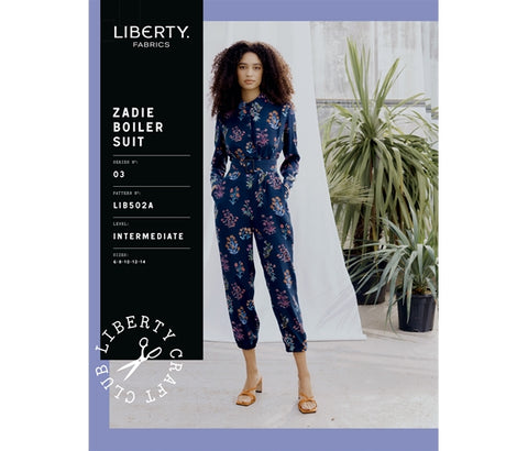 Patterns - Liberty Dressmaking Pattern Zadie Long or Short Boiler Suit